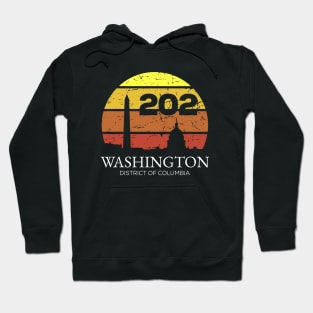 Washington District of Columbia 202 Area Code Hoodie